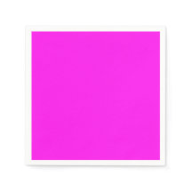 Elegante effen roze feestservet van papier