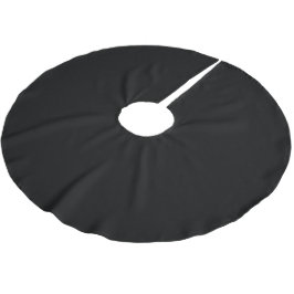 Elegante effen zwarte boomrok voor feestelijke dec kerstboom rok