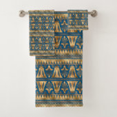 elegante Egypte betegelde patroon Badhanddoek Set Bad Handdoek (Insitu)