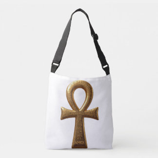 Elegante Egyptische Ankh Symbool Boodschappentas  Crossbody Tas