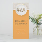 Elegante Eid Mubarak kaart (Staand voorkant)