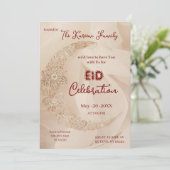 Elegante EId-viering Eid-feestuitnodiging Kaart (Staand voorkant)