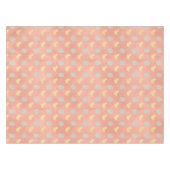 Elegante  Eieren Kuikens Pastel Peach Tafelkleed (Voorkant (Horizontaal))