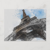 Elegante Eiffeltoren Parijs Briefkaart – Frans (Voorkant)