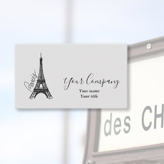 Elegante Eiffeltoren Visitekaartje