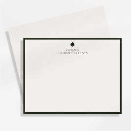 Elegante Eiken Briefkaart