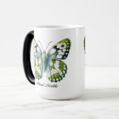 Elegante Eiland Marmer Vlinder Wrap Magische Mok (Voorkant links)