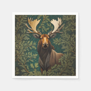 Elegante Eland William Morris Geïnspireerd Servet