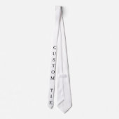 Elegante Elke Kleur Custom Wedding Stropdas (Achterkant)