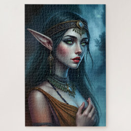Elegante Elven Beauty Jigsaw Puzzel
