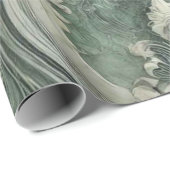 Elegante Emerald Barok Elegance Cadeaupapier (Rol Hoek)