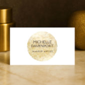 Elegante en Abstracte Gold Circle Logo Visitekaartje