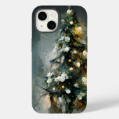 Elegante en artistieke kerstboom Case-Mate iPhone case (Achterkant)