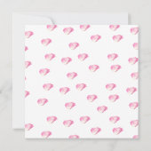 Elegante en chique bloemblaadjes en Prosecco Vrijg Kaart (Achterkant)