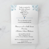 Elegante en chique bruids douche uitnodiging (Binnen)