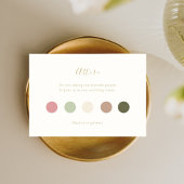 Elegante en chique Pastels Kleding Kaart