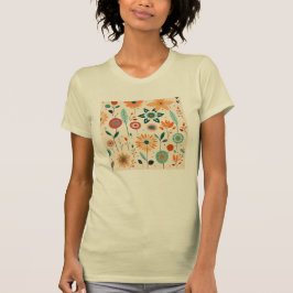 Elegante en delicate bloemen t-shirt