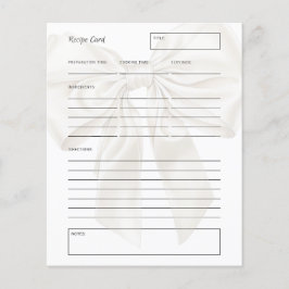 Elegante en eenvoudige Bow Theme Bruids Recept Kaa