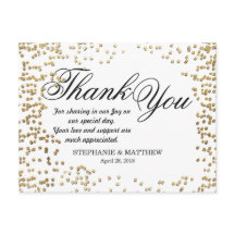 Elegante en eenvoudige Faux Gold Confetti