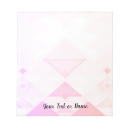 Elegante en eenvoudige gepersonaliseerde notitiebl notitieblok