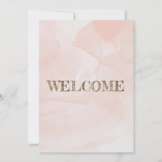 Elegante en eenvoudige huwelijksuitnodiging met bl kaart (Achterkant)