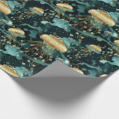 Elegante en Etherische Kwallen Cadeaupapier (Hoek)