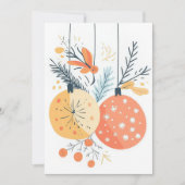 Elegante en feestelijke vakantie Groeten Kaart (Voorkant)