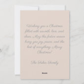 Elegante en feestelijke vakantie Groeten Kaart (Achterkant)