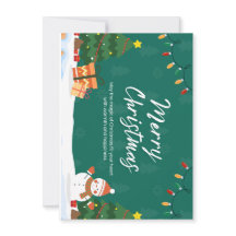 Elegante en Festelijke Kerstgroetkaart