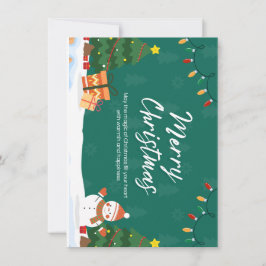 Elegante en Festelijke Kerstgroetkaart Feestdagenkaart