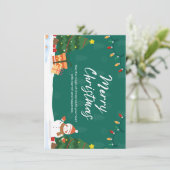 Elegante en Festelijke Kerstkaart (Staand voorkant)