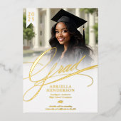 Elegante en formele scriptie aankondiging (Voorkant)