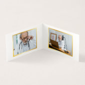 Elegante en gracieuze levensviering begrafenis kaart (Binnen)