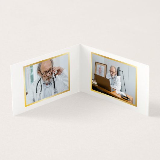 Elegante en gracieuze levensviering begrafenis kaart (Binnen)