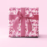 Elegante en grillige roze Coquette Bows Ribbons Cadeaupapier<br><div class="desc">Ideaal voor bruiloften, vrijgezellenfeesten, baby showers, verjaardagen en andere speciale gelegenheden die vragen om een mix van ultravrouwelijke elegantie en speelse charme, dit betoverende kokettenboogpatroon is gegarandeerd om ontvangers van alle leeftijden te boeien en te verrassen. Het delicate ontwerp brengt een vleugje eigenzinnigheid naar elke viering, waardoor het de ideale...</div>