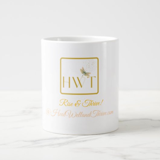 Elegante en Inspirerend Jumbo Java Grote Koffiekop (Voorkant)