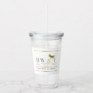 Elegante en inspirerende HWT-goudcollectie Acryl Drinkbeker