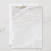 Elegante en klassieke parelstructuur 25-jarig jubi kaart (Achterkant)