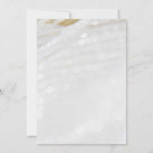 Elegante en klassieke parelstructuur 25-jarig jubi kaart (Achterkant)