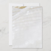 Elegante en klassieke pareltextuur 40e verjaardag kaart (Achterkant)