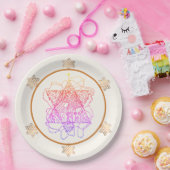 Elegante en kleurrijke papieren Borden Papieren Bordje (Feest)