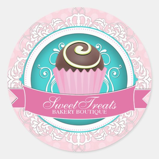 Elegante en Leuke Bakery Box Stickers (Voorkant)