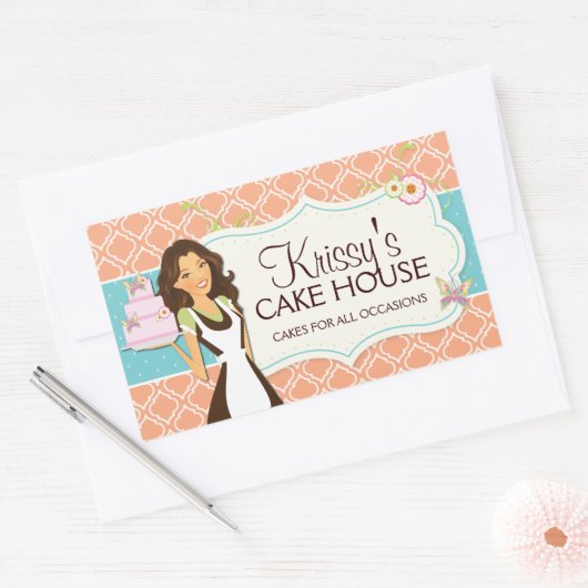 Elegante en Leuke Bakery Box Stickers (Envelop)