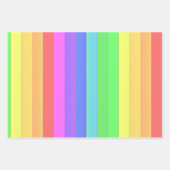 Elegante en leuke kleurrijke regenboogstrepen inpakpapier vel (Voorkant 2)