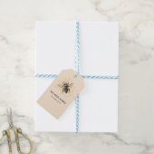 Elegante en minimalistische honingimker cadeaulabel (Met Touw)