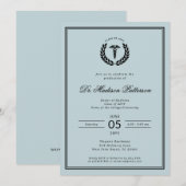 Elegante en minimalistische medische school Afstud Kaart (Voorkant / Achterkant)