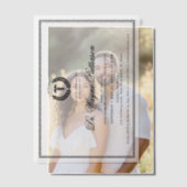 Elegante en minimalistische medische school Afstud Vellum Uitnodigingen (Offset (Koppel))