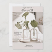 Elegante en moderne 40e verjaardag kaart (Voorkant)