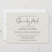 Elegante en moderne douche per mail kaart (Voorkant)