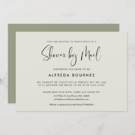 Elegante en moderne douche per mail kaart